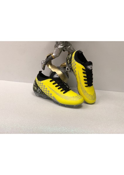 Kafkaslar Yeni Model Yarım Bilekli Streç Çocuk Garson Erkek Futbol Krampon Ayakkabı