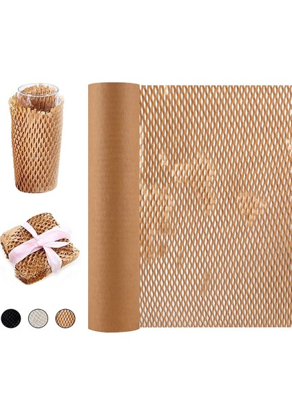 Petek Dolgu Kraft Ambalaj Kağıdı 50 cm x 100 Metre. Doğal ve Geri Dönüştürülebilir Ambalaj. Dogal Ambalaj.