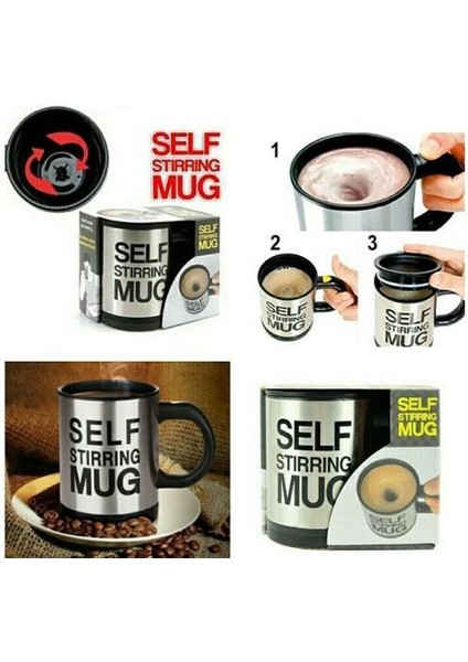 Karİştırıcı Self Mug Kupa Bardak