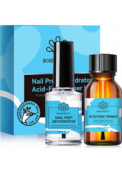 Born Pretty Nail Prep Dehydrator & Acıd-Free Primer Set