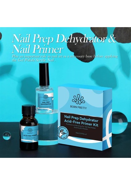 Born Pretty Nail Prep Dehydrator & Acıd-Free Primer Set