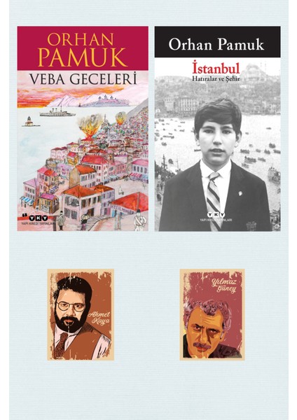 Orhan Pamuk Romanları - İstanbul Romanı 9789750807169 - Veba Geceleri 9789750849282 - DEFTERLI SETI - Orhan Pamuk