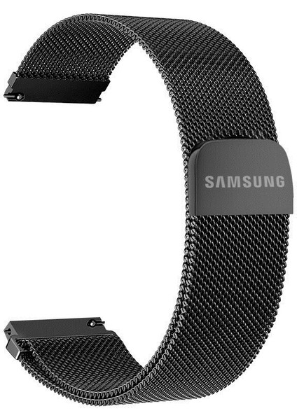 Galaxy Watch 4 Watch 5 ve Watch 5 Pro Uyumlu Metal Hasır Kordon 20MM
