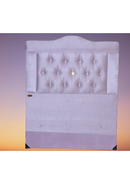 Başlık Lüx 90 cm Baby Face Pembe Renk Kapitone Düz Kumaş El Yapım modelleri