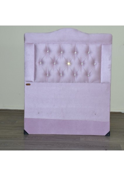 Başlık Lüx 90 cm Baby Face Pembe Renk Kapitone Düz Kumaş El Yapım fırsatları