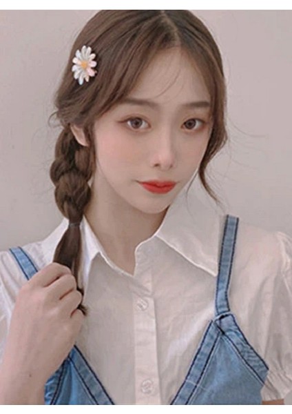 Çiçekli Yuvarlak Model Zirkon Taşlı Yan Toka modelleri