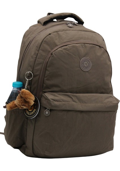 Sırt Çantası Moden Suya Dayanıklı Vizon Okul Sırt Çantası 2200 BEVİTTON2200