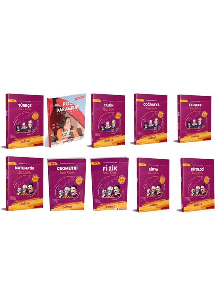 Polimat TYT Sınav Set- 10 Adet Soru Kitabı