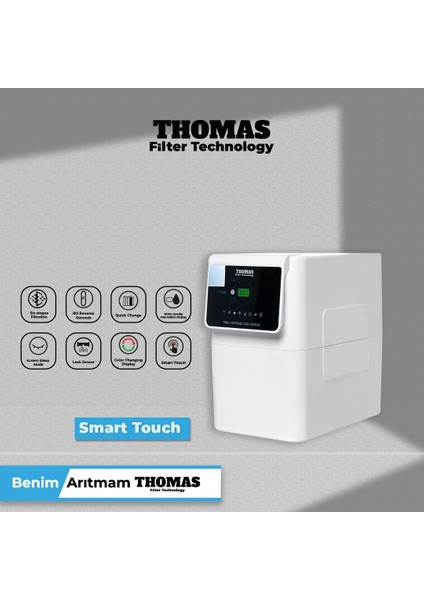 Dijital Smart Touch Su Arıtma Cihazı