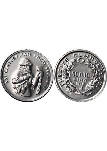 Şarapçılık Fao 50.000 Lira 1999 "çil", Hatıra Para indirimleri