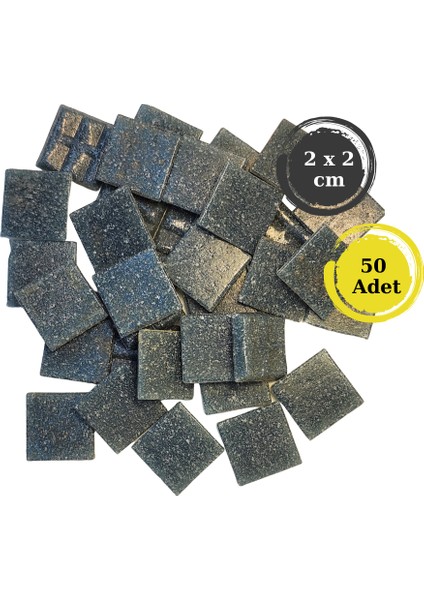 Sanatsal Mozaik Çalışmalarınız Için 20X20 mm (2x2 Cm) Renkli Cam Mozaik Taşı fiyatları