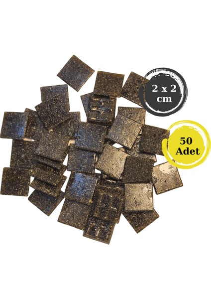 Sanatsal Mozaik Çalışmalarınız Için 20X20 mm (2x2 Cm) Renkli Cam Mozaik Taşı fiyatları