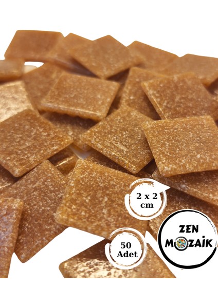 Sanatsal Mozaik Çalışmalarınız Için 20X20 mm (2x2 Cm) Renkli Cam Mozaik Taşı