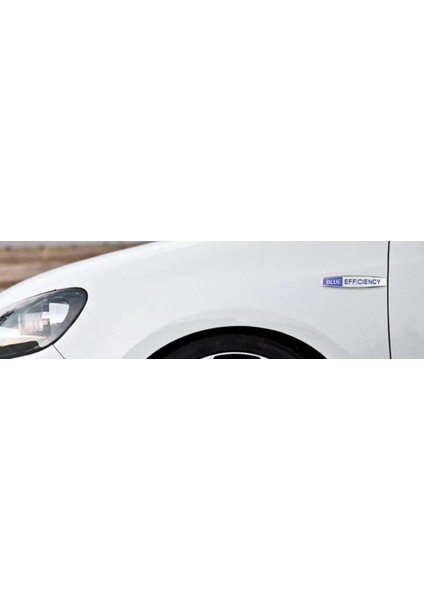 Blue Efficiency Metal Çamurluk Logo Arma Car Logo 2 Adet Arma fiyatları