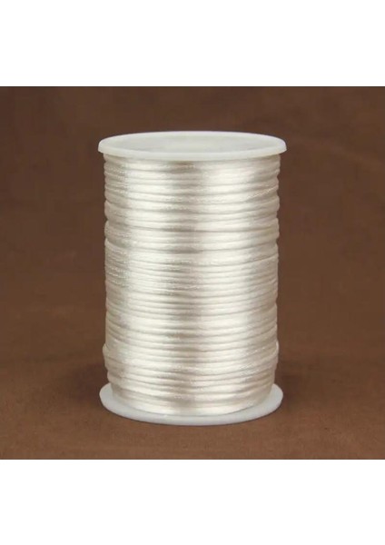 Floş Ip / Sıçan Kuyruğu / Bileklik Ipi / Abiye Sırt Bağlama Ipi / 2 mm 5 Metre