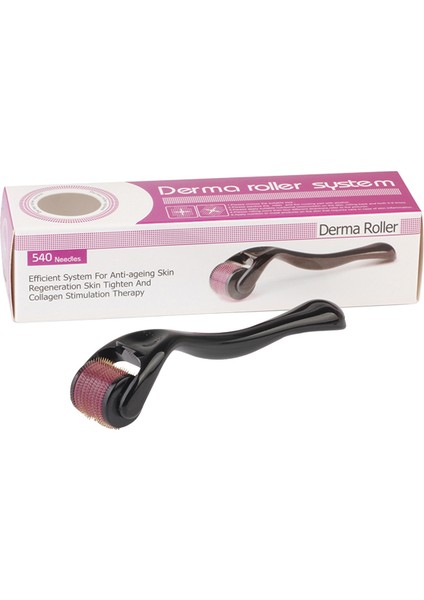 Derma Roller 540 Iğneli 0.75 mm Masaj Aleti Cilt Yüz Selülit Çatlak