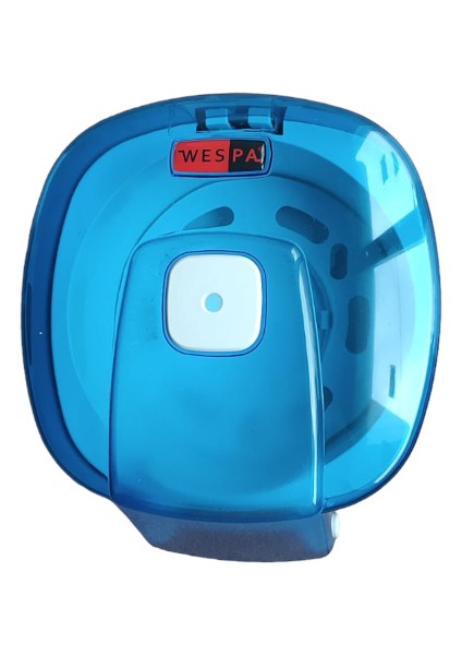 Mini Içten Çekmeli Wc Kağıdı Dispenseri Plastik Mavi S3