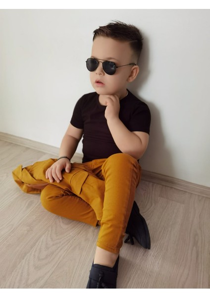 Erkek Çocuk Pantolon / Ceket / Suprem Tişört 3'lü Kombin