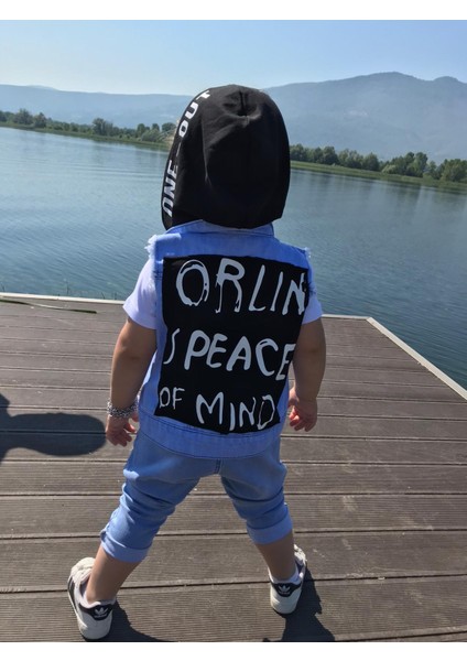 Pantolon / Tişört / Kapşonlu Kot Yelek Takım modelleri