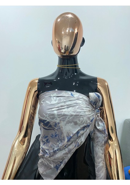 Aashivs Collection Kadın Saf Ipek Pareo Şal Fular Eşarp