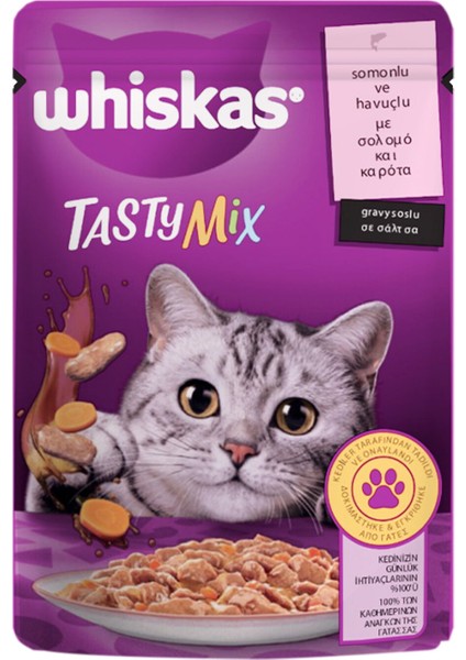 Tasty Mix SOMONLU&HAVUÇLUB85GR*28 Ipek