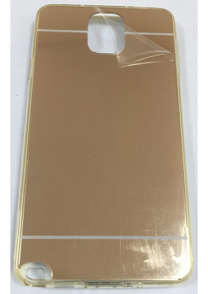 Samsung N9000 Note3 Aynalı Silikon Kılıf Gold