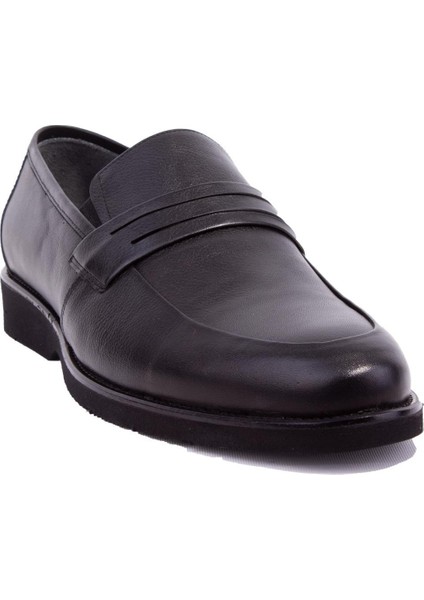 DMA08- 028 Siyah Günlük Erkek Deri Ayakkabı10