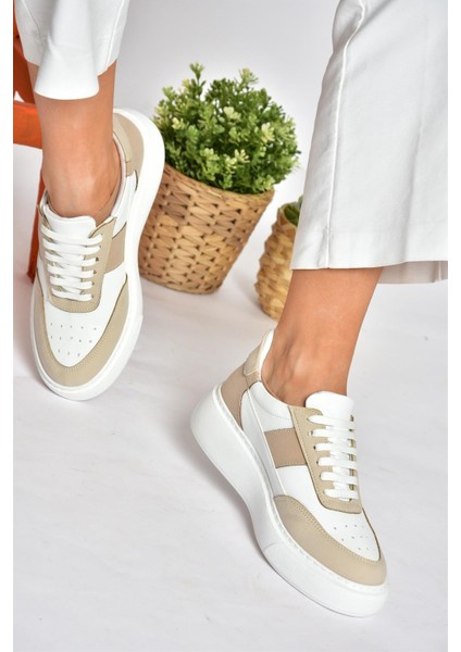 P274048809 Beyaz/bej Günlük Kadın Spor Ayakkabı Sneakers10