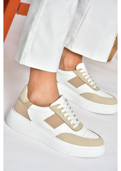 P274048809 Beyaz/bej Günlük Kadın Spor Ayakkabı Sneakers10
