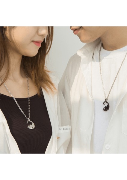 Best Friends Yin Yang Kedili Kolye Kalp Sevgili Çift Arkadaş Kolyesi fiyatları