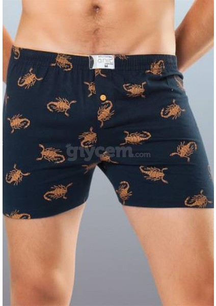 ANIT1162 Penye Empirme Pamuklu Erkek Boxer