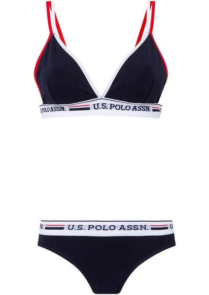 Pamuklu & Likralı, Polo Baskılı, Ince Askılı, Kadın Iç Çamaşırı Takımı 66254 fiyatları