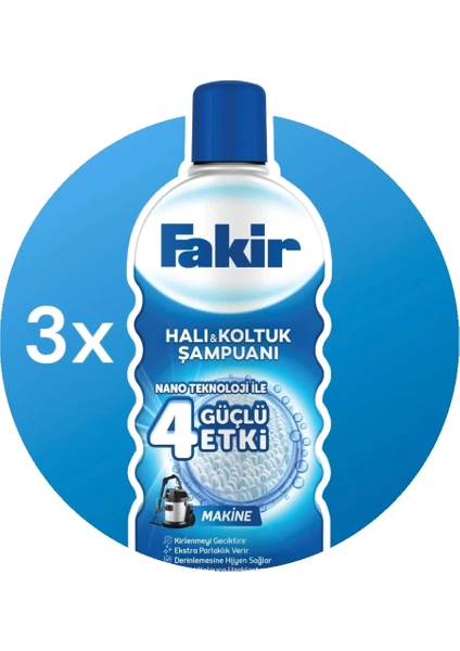 Halı Şampuanı Matik 1000 ml x 3