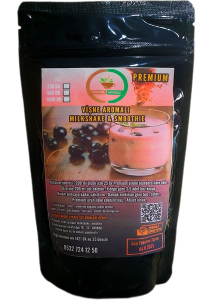 Vişnearomalı Milkshake & Smooteı & Frappe