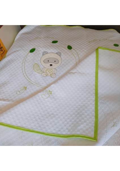 %100 Pamuk Koala Desenli Bebek Pike & Yastık Başı fırsatları