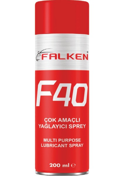 F40 Çok Amaçlı Yağlayıcı Sprey 200 Ml.