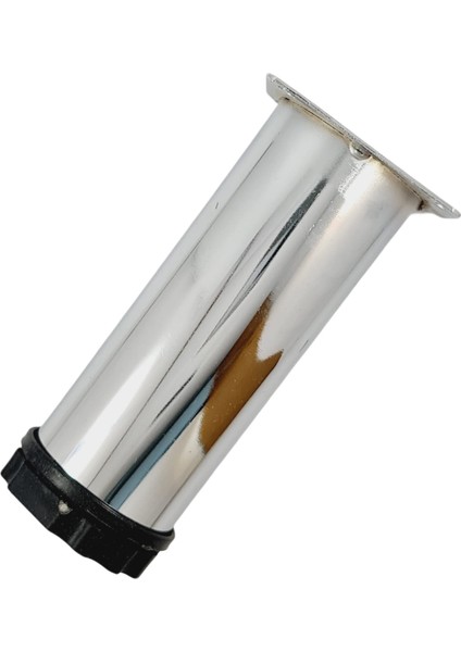 40 Lık 5 cm Parlak Krom Metal Yuvarlak Ayak ( 4 Adet )
