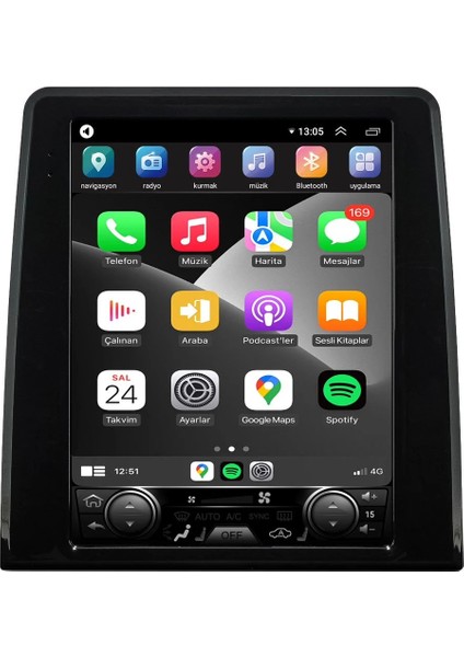 Renault Clio 5 Tesla Androidauto Carplay Multimedya 2022-2023 4gb Ram + 64GB Hafıza fiyatları