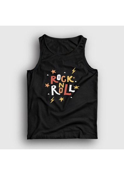 Unisex Siyah Colors Rock And Roll Atlet