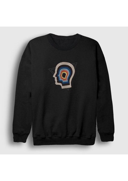 Unisex Siyah Head Tame Impala Sweatshirt