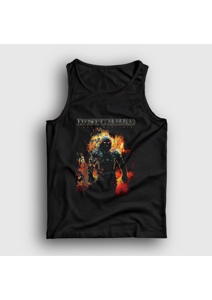 Unisex Siyah Indestructible Disturbed Atlet