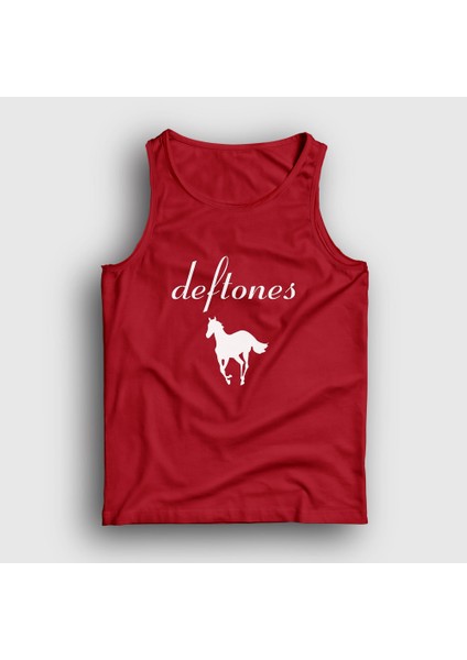 Unisex Kırmızı Horse Deftones Atlet
