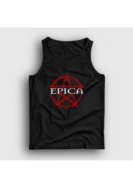 Unisex Siyah Pentagram Epica Atlet