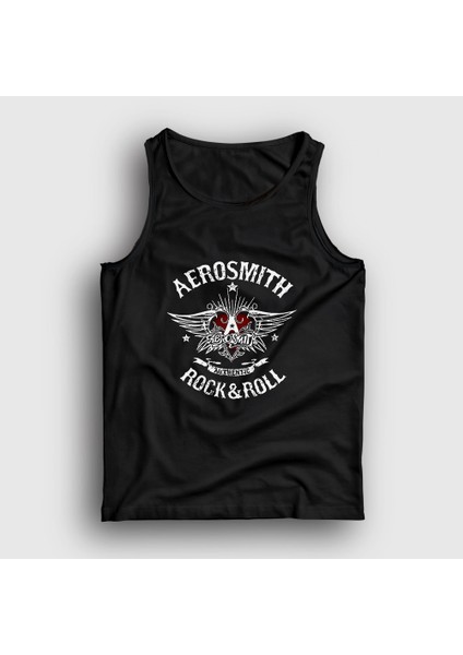 Unisex Siyah Rock And Roll Aerosmith Atlet