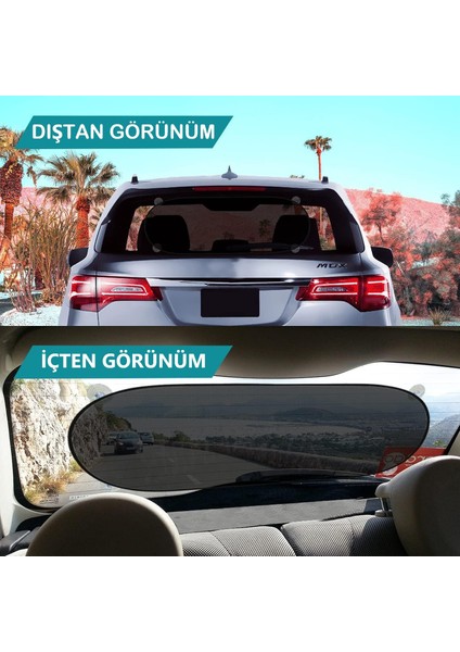 Arka Cam Güneşliği Cam Perdesi Vantuzlu