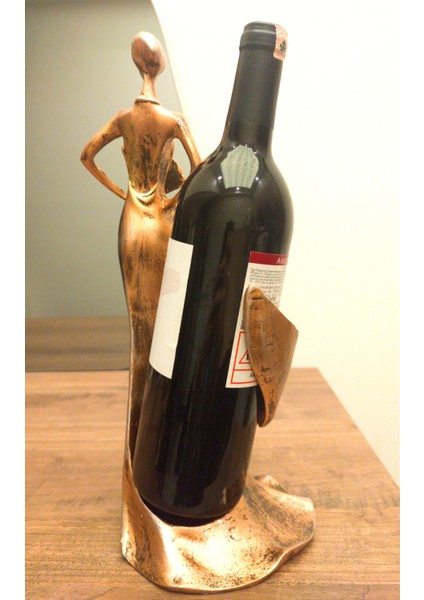 Dekoratif 35 cm Kadın Şaraplık Biblo Özel Tasarım Ev Dekor Hediyelik Eşya fiyatları