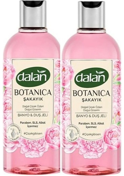 Botanica Duş Jeli Şakayık 500 ml x 2