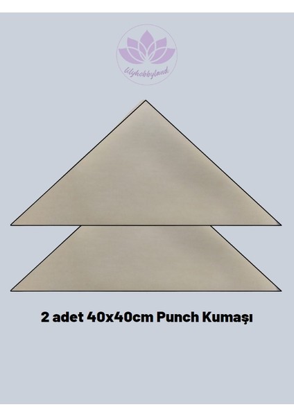 Punch (Panç) Başlangıç Nakış Kiti Tüm Malzemeleri Ile Birlikte