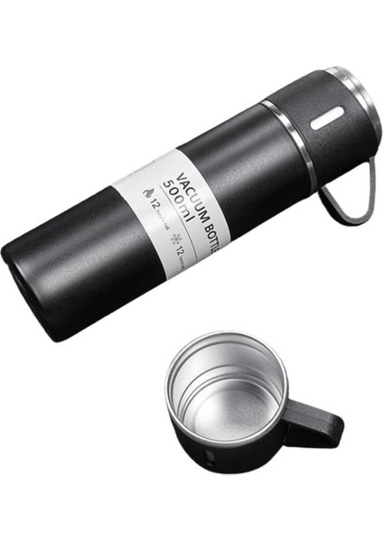 Tek Bardaklı Isı Korumalı Paslanmaz Çelik Sızdırmaz Taşınabilir Termos 500 ml
