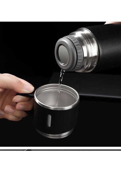 Tek Bardaklı Isı Korumalı Paslanmaz Çelik Sızdırmaz Taşınabilir Termos 500 ml